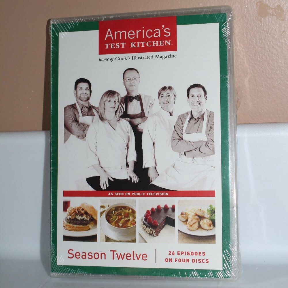 ☀️ 4/$20 America's Test Kitchen: Season Twelve DVD New